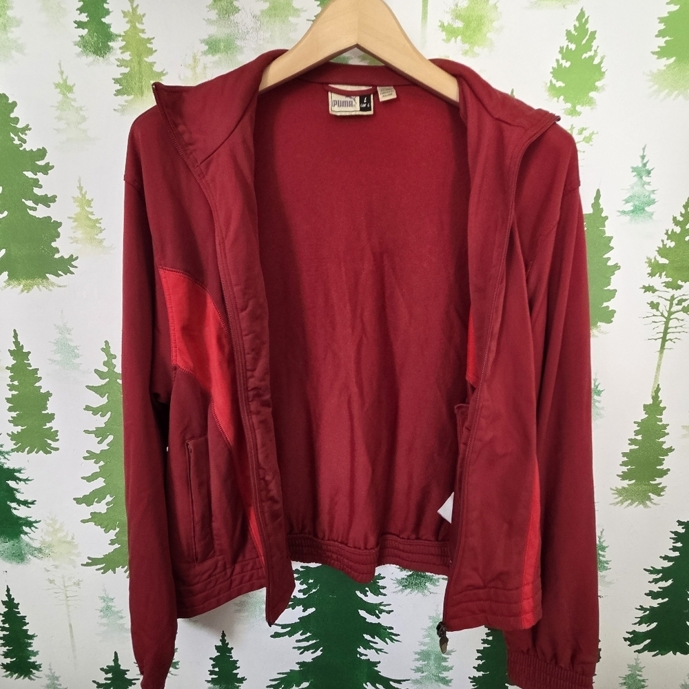 Puma Red Track Jacket - Picture 3 of 7